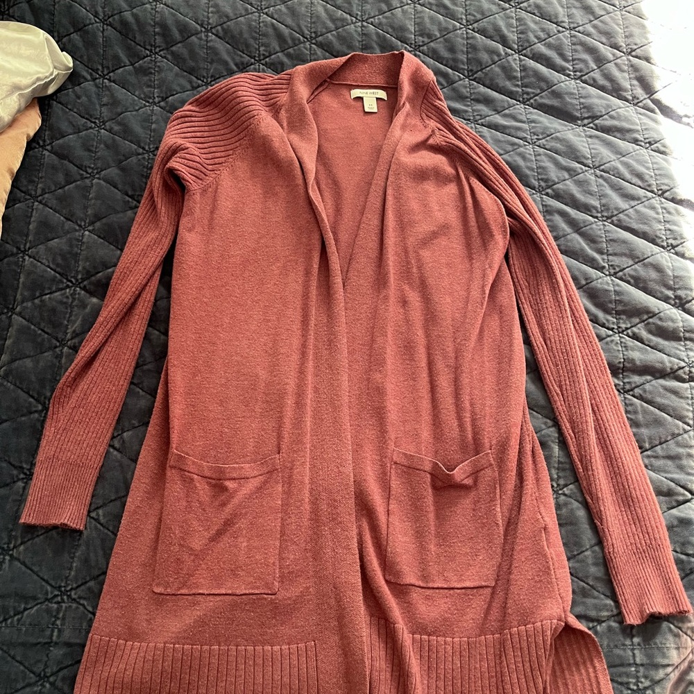Nine West Women's Open Front Cardigan Sweater - Size M